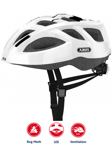 Bike Helmet Abus Sport HS LED White L