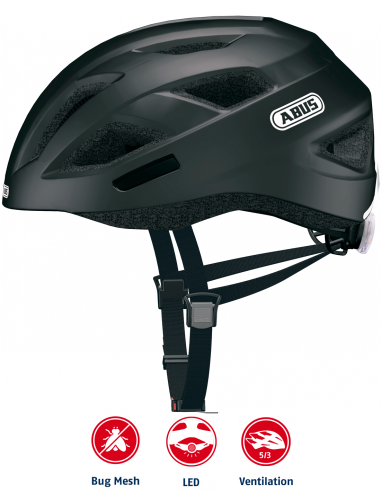 Bike Helmet Abus City HC LED Black L