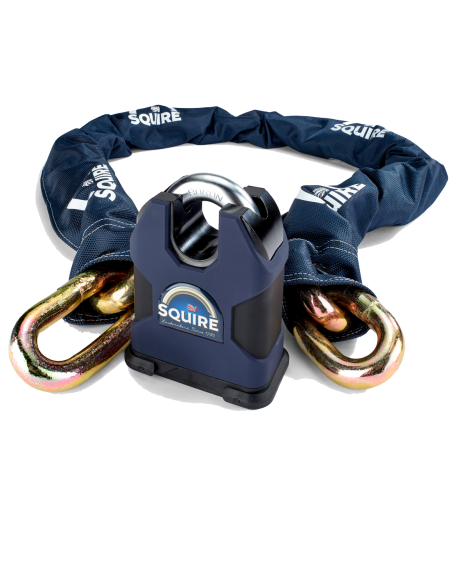 Bike Lock Squire SS80CS/TC16/5 Chain And Lock Set