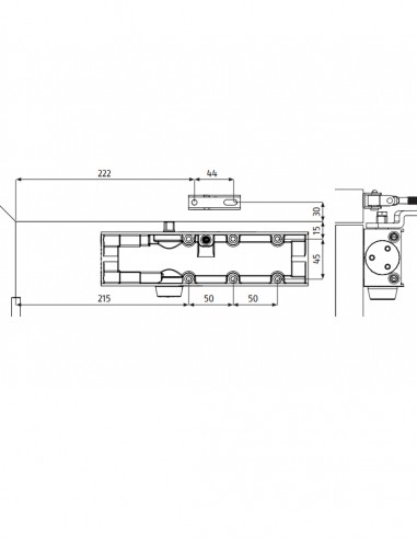 Door closer Abus DC12124