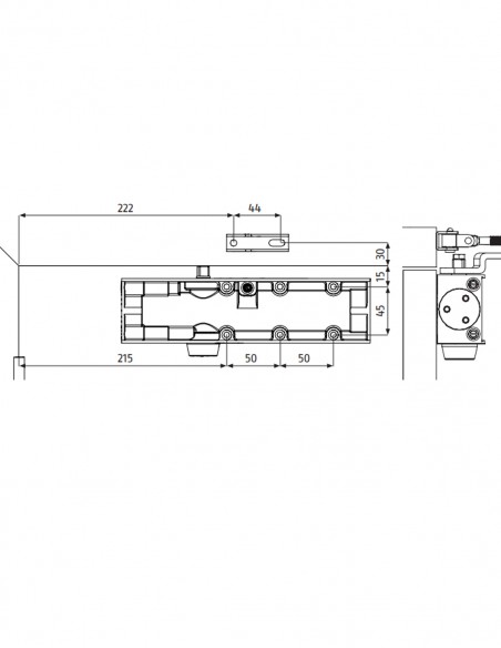 Door closer Abus DC12124