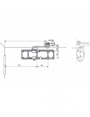 Door closer Abus DC13023