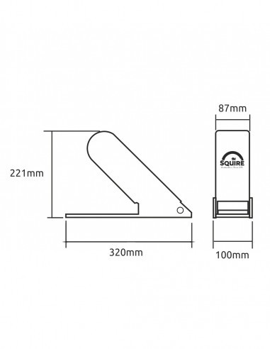 Garage door protector Squire GA5
