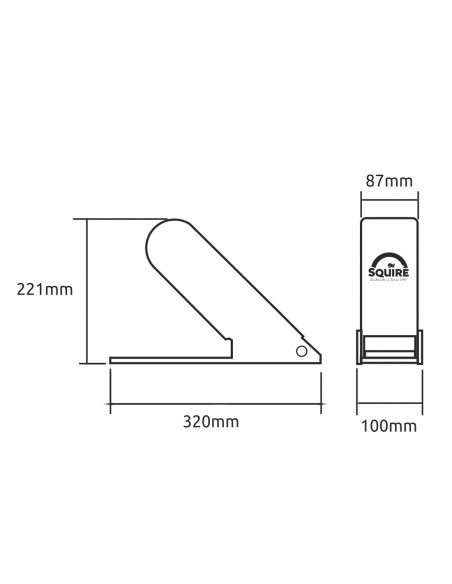 Garage door protector Squire GA5
