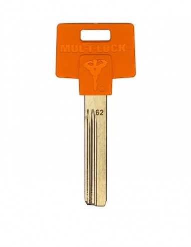 Key blank MUL-T-LOCK profile 062 Orange