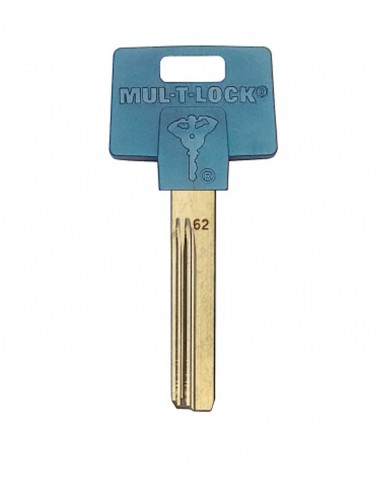 Key blank MUL-T-LOCK profile 062 Blue