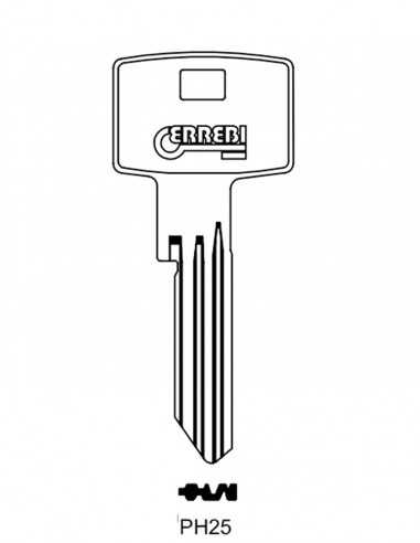 Key blank PH25