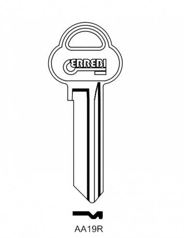 Key blank AA19R