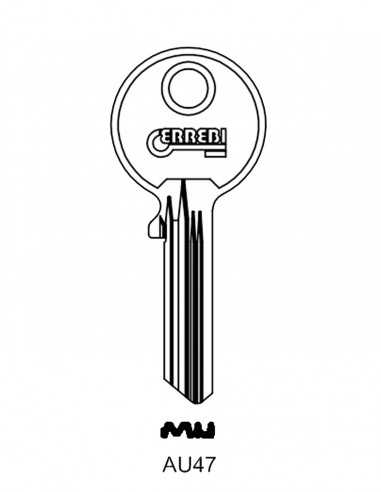 Key blank AU47