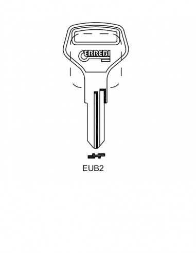 Key blank EUB2