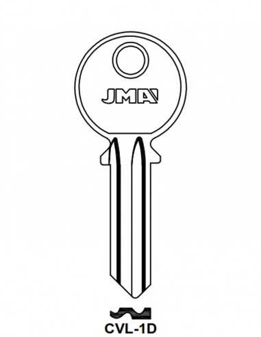 Key blank CVL-1D