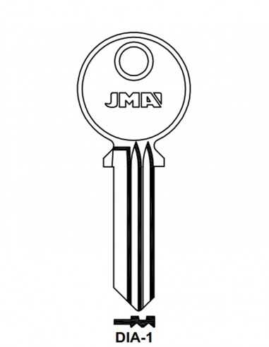 Key blank DIA-1