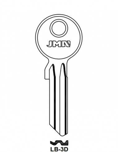 Key blank LB-3D