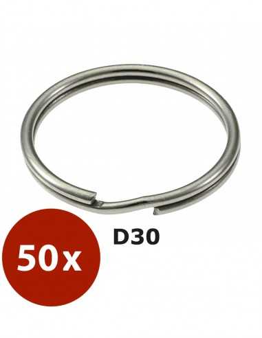 Split key rings AN-30 NI