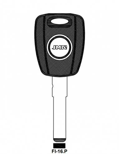 Transponder key shell TP00FI-16P