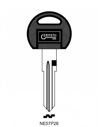 Key blank NE57P28