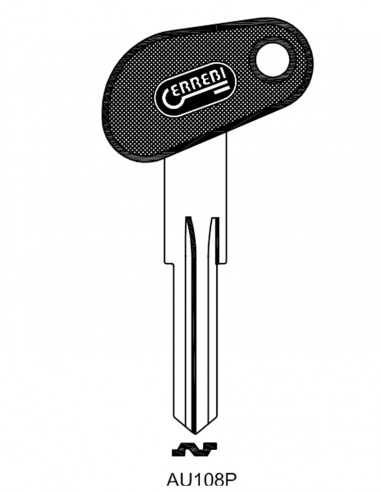 Key blank AU108P