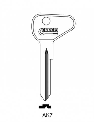 Key blank AK7