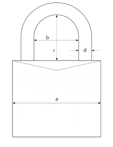 Padlock Abus 83/60-5 w/o scandinavian cylinder