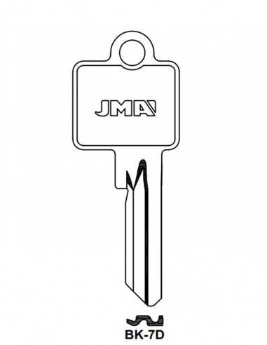 Key blank BK-7D