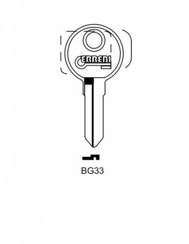 Key blank BG33