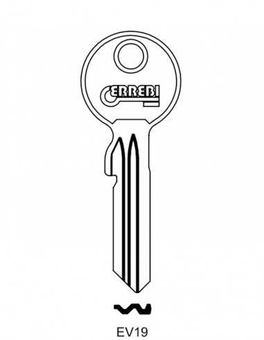 Key blank EV19