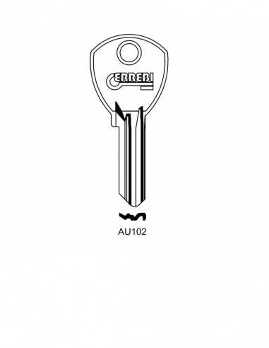 Key blank AU102