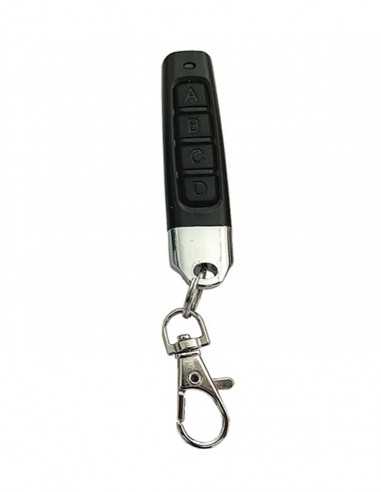 Self learning remote control slim black