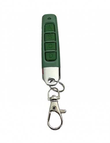 Self learning remote control slim green