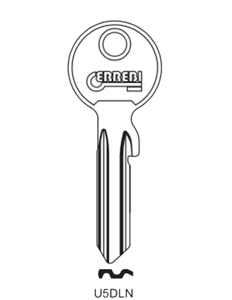 Key blank U5DLN RED