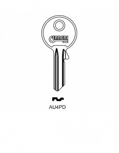 Key blank AU4PD