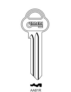 Key blank AA81R