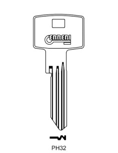 Key blank PH32
