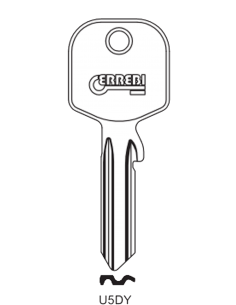 Key blank U5DY EMOJI EMO07 2