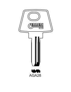 Key blank AGA28