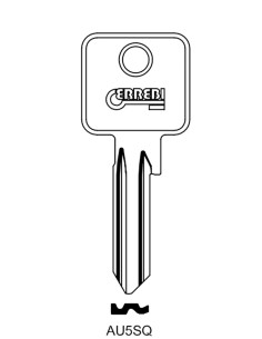 Key blank AU5SQ