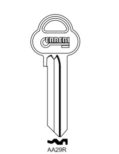 Key blank AA29R