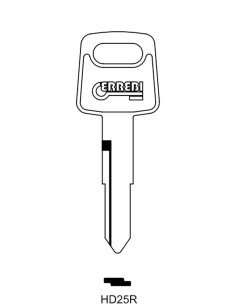 Key blank HD25R