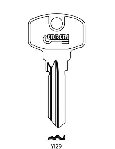 Key blank YI29