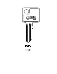 Key blank BG38