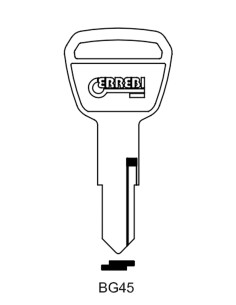 Key blank BG45/BG53