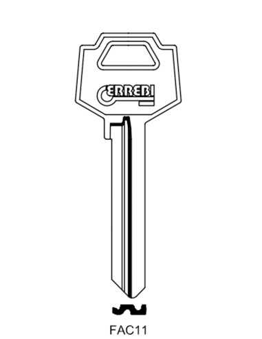 Key blank FAC11