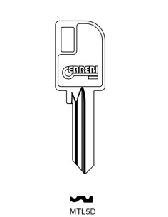 Key blank MTL5D