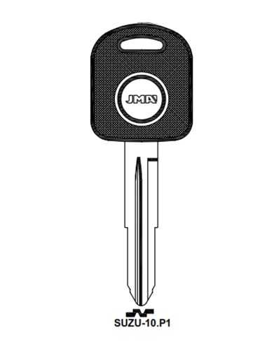 Transponder key shell TP00SUZU-10P1