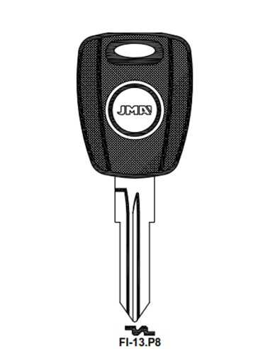 Transponder key shell TP00FI-13P8