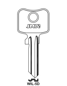 Key blank WIL-5D