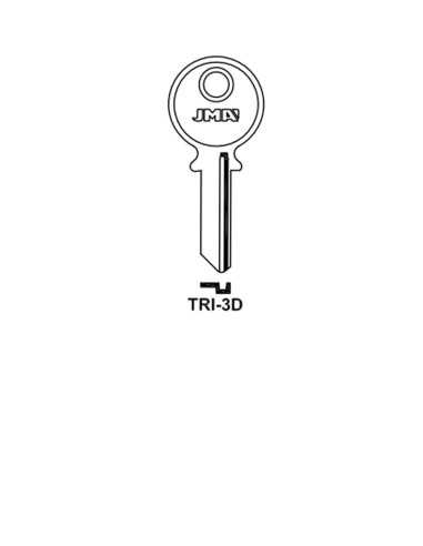 Key blank TRI-3D