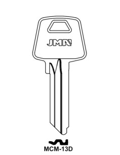 Key blank MCM-13D