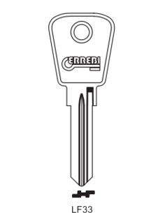 Key blank LF33