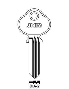 Key blank DIA-2